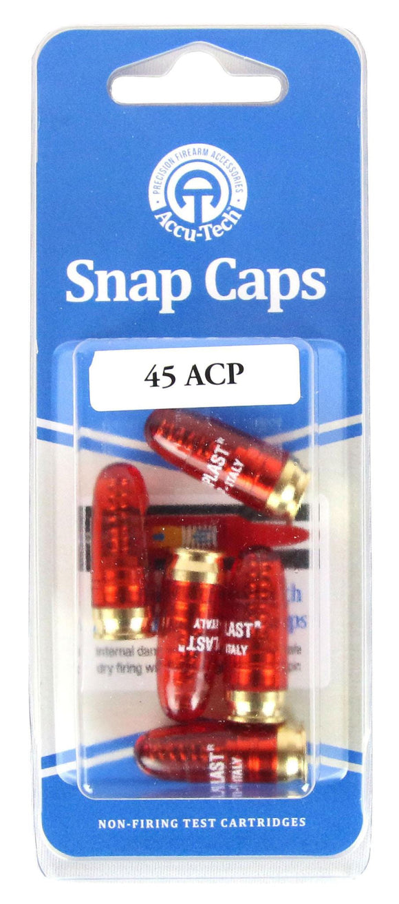 ACCUTECH SNAP CAPS 45ACP 5PK