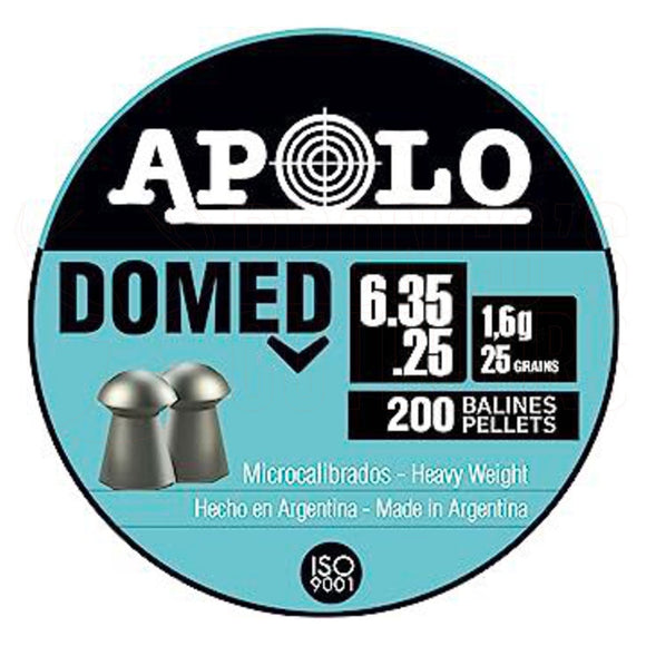 Apolo air Boss Domed 25cal 25grm pellets