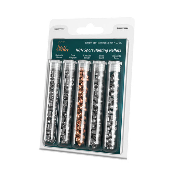 H&N  Five-pack 5.5mm / .22 cal. hunting pellets