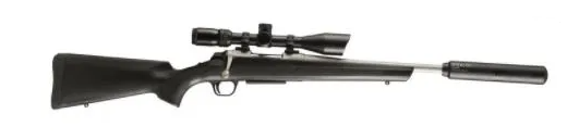 Browning AB3 Cerakote Package, threaded Stealth 4-12x42 Scope & Suppressor