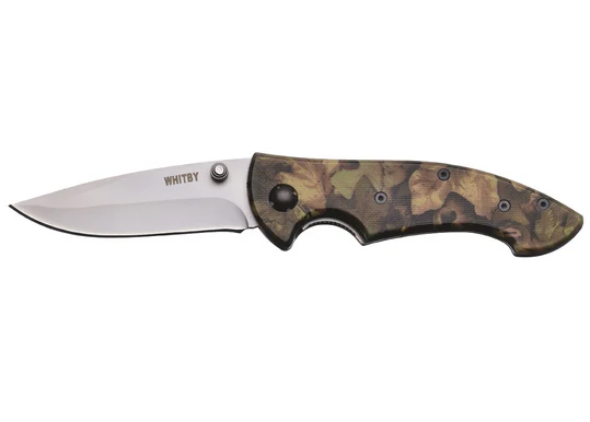 Whitby Camo Folding Pocket Knife 3