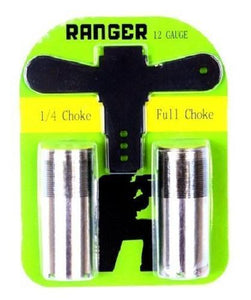 Ranger Choke Set 12ga 1/4 & Full Including Choke Tool