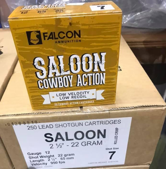 Falcon  12ga Cowboy Saloon 22gm 2.5