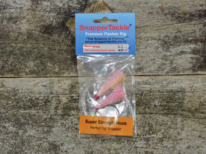 Snapper Tackle Flasher Rig Pink/Orange