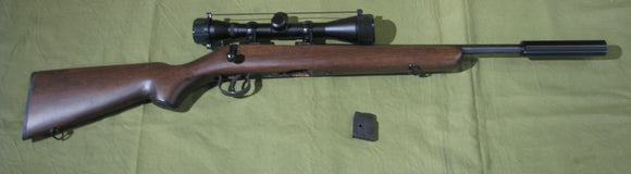 JW15 22 scope and suppressor