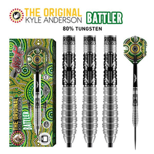 Kyle Anderson Battler Steel Tip Dart Set 80% Tungsten 24gm