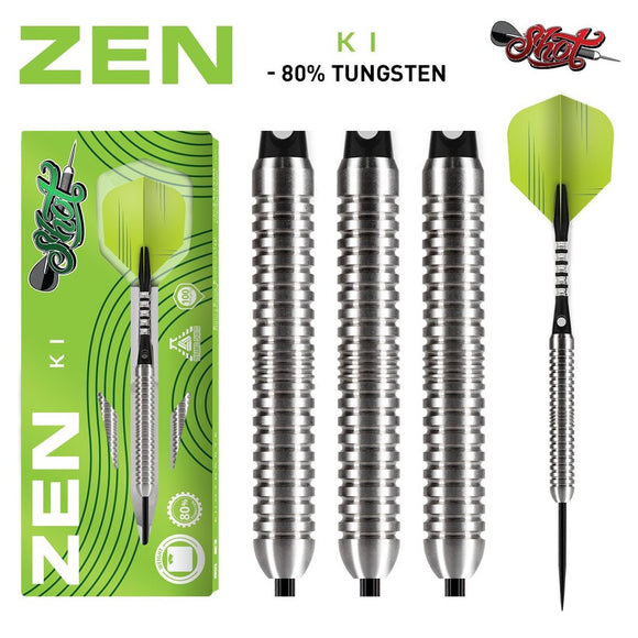 Zen Ki Steel Tip Dart set 80% Tungstun 24gm