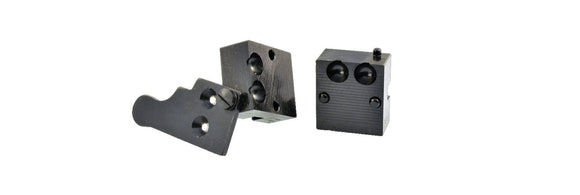 Bullet mould block with 2 cavity - round ball